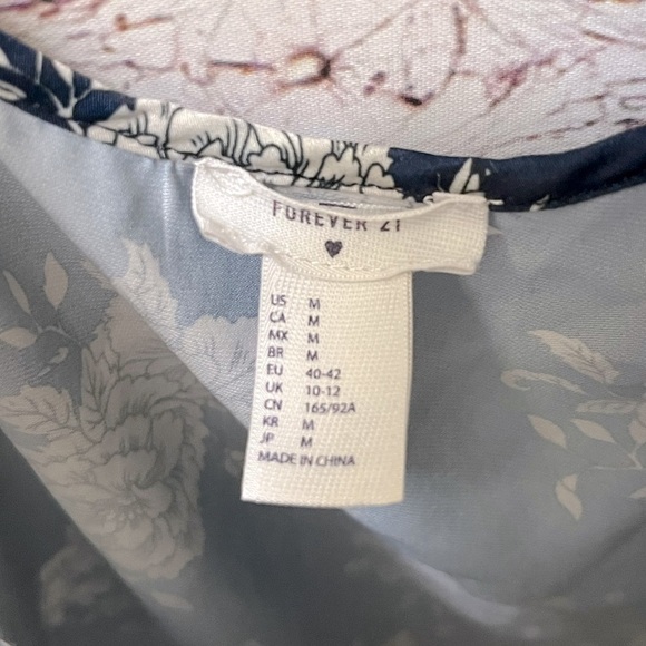 Forever 21 Floral Pajama Set - Picture 10 of 12